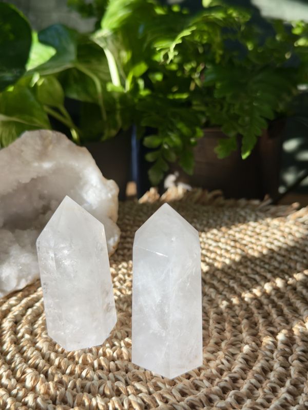 Bergkrystall tårn 6 cm