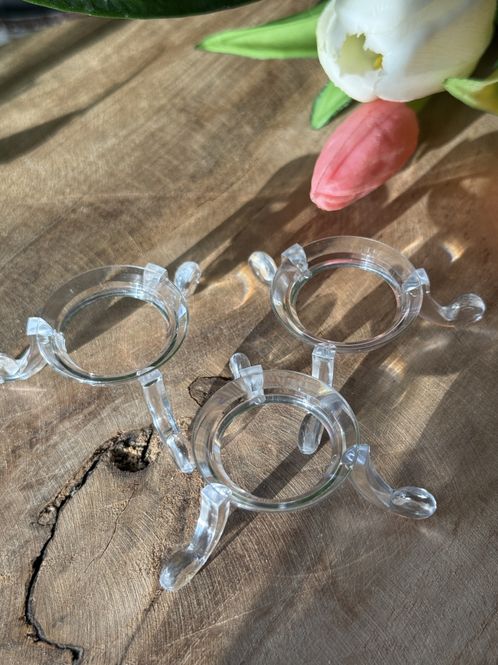 Hovedbilde Holder av plast til kule og egg - 30mm