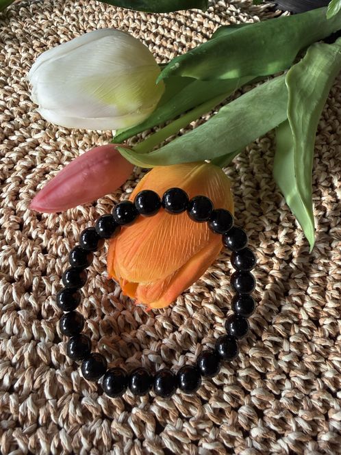 Hovedbilde Armbånd sort onyx 8mm