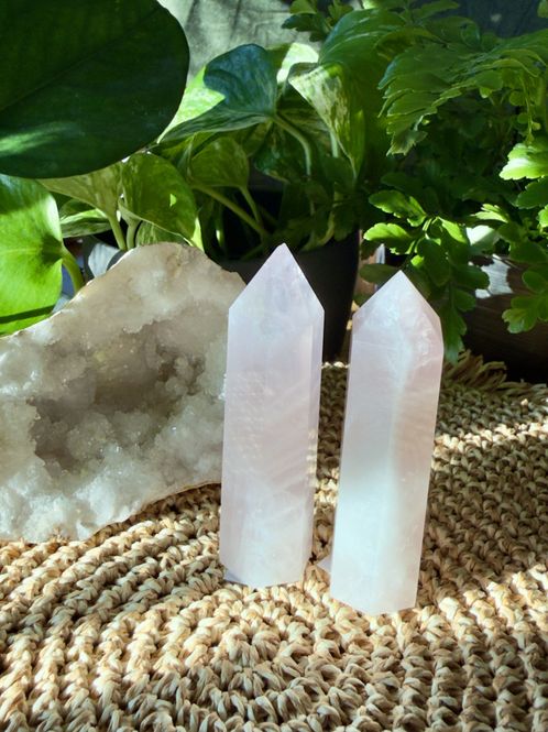 Hovedbilde Rosenkvarts tårn 9 cm