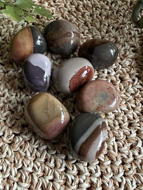 Hovedbilde Polykrom jaspis, tromlet