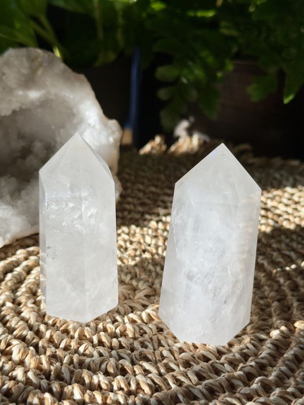 Bergkrystall tårn 6 cm