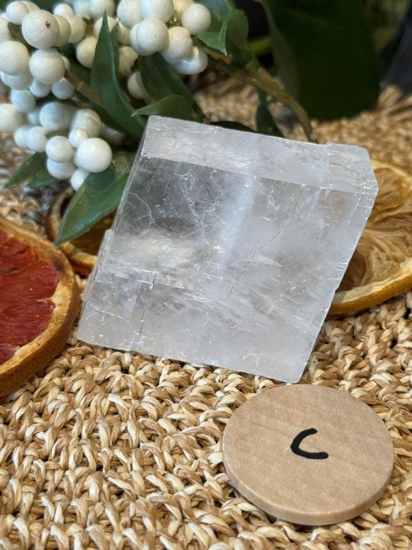 Optisk kalsitt 4-7 cm