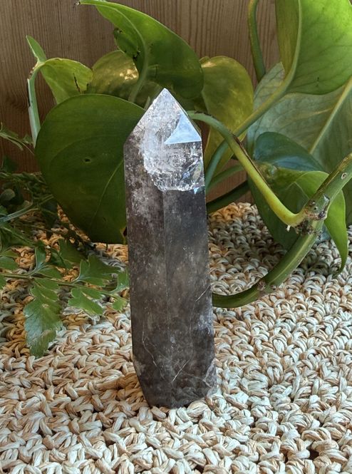 Hovedbilde Røykkvarts tårn smalt 8,8cm (#85)