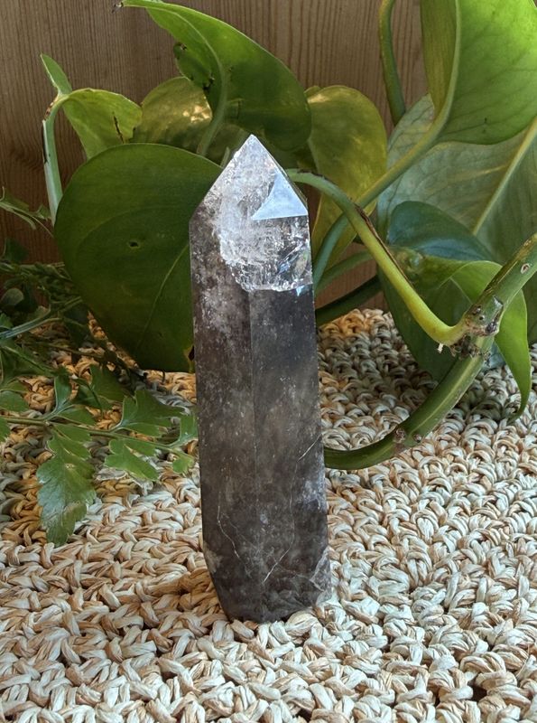 Røykkvarts tårn smalt 8,8cm (#85)
